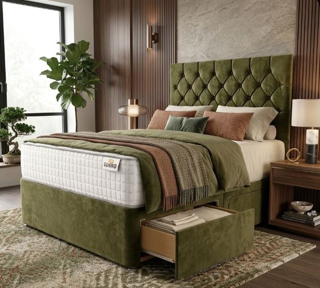 Seville Chesterfield Divan Bed