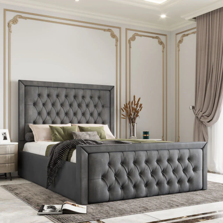 Hilton Modern Headboard Bed