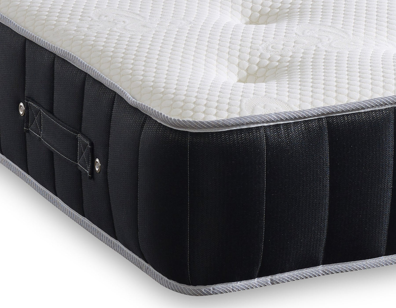 1000 Pocket Sprung Mattress UK - Side view of premium mattresses from Newcastle Beds UK