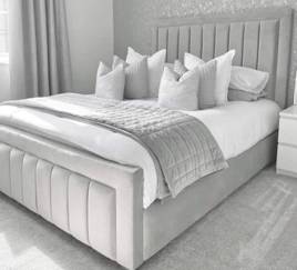 Hilton Panel Headboard Bed UK